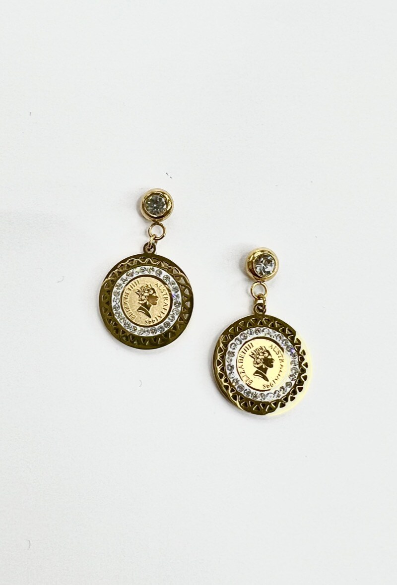 Wholesaler Aliya Bijoux - Elizabeth earring