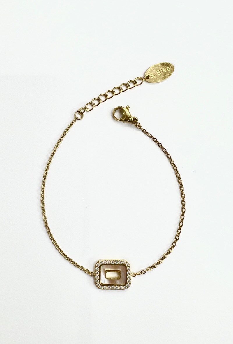 Grossiste Aliya Bijoux - Bracelet rectangle