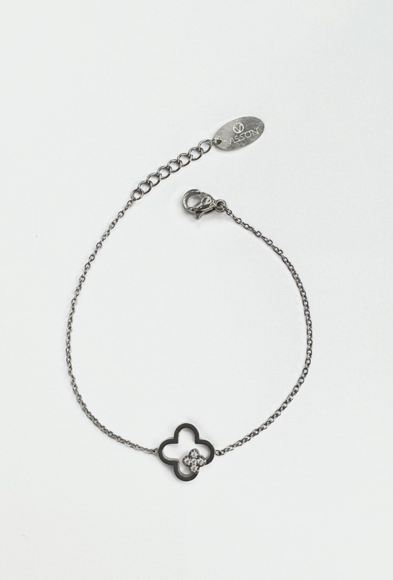 Grossiste Aliya Bijoux - Bracelet trèfle