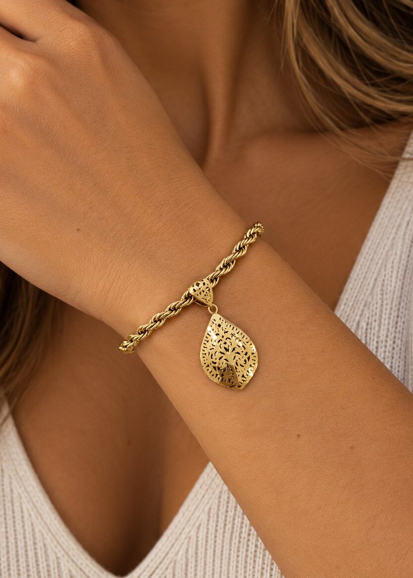 Grossista Aliya Bijoux - Bracciale a goccia orientale
