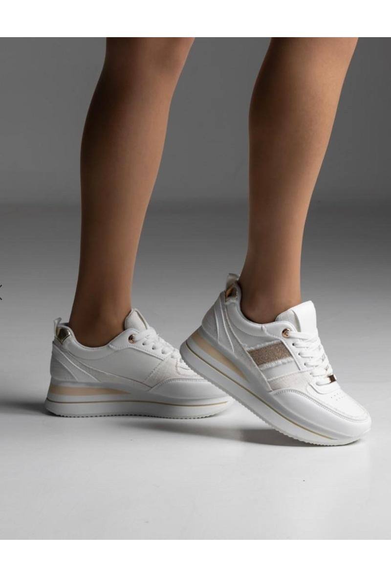 Wholesaler ALTAMODA SHOES - Classic denim platform sneakers