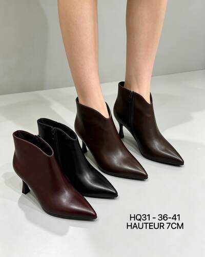 Großhändler ALTAMODA SHOES - Damen Stiefeletten mit spitzer Zehenpartie und Stilettoabsatz Großhändler ALTAMODA SHOES - Damen Stiefeletten mit spitzer Zehenpartie und Stilettoabsatz