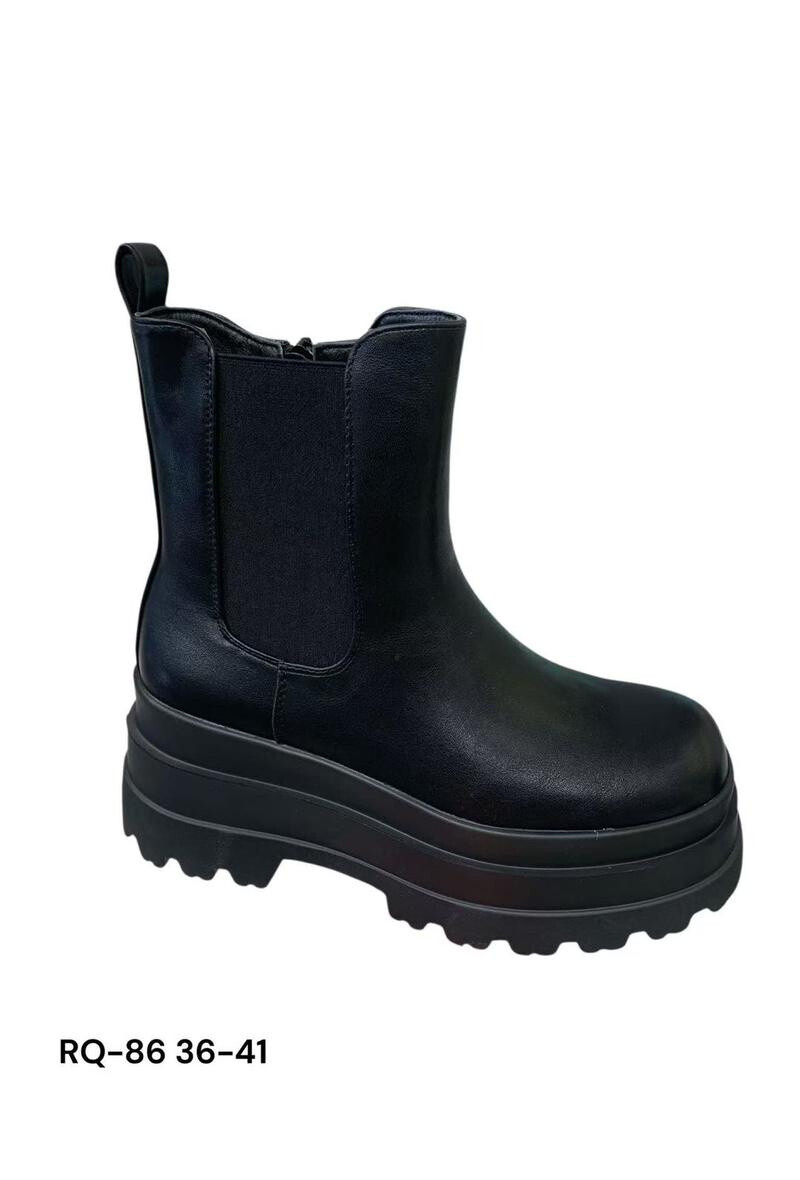 Grossiste ALTAMODA SHOES - Bottines à lacets élastiques à semelles épaisses