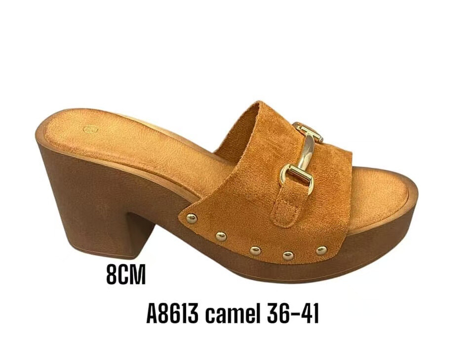 Grossiste ALTAMODA SHOES - Sandales en daim à talons en bois
