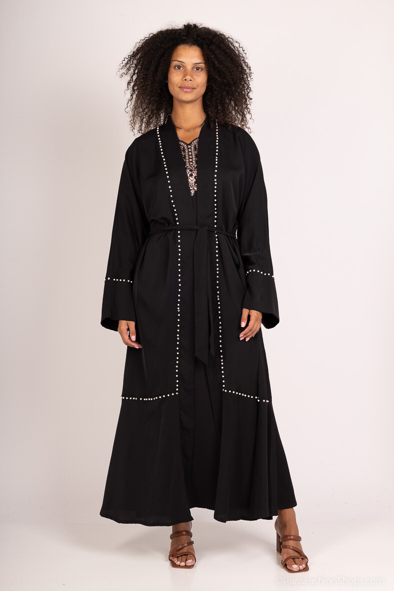 Grossista ALYA - Kimono Dubai con perline