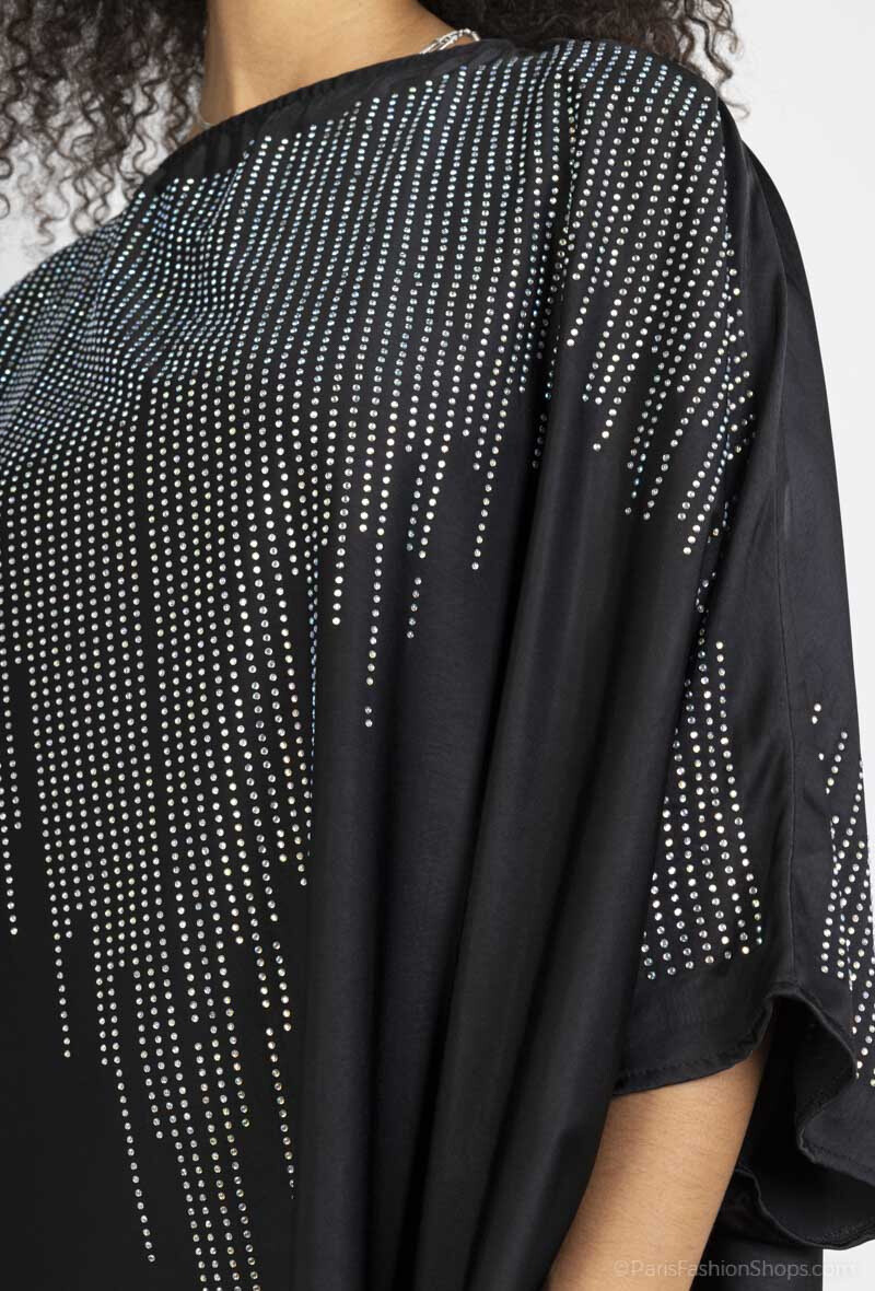 Grossista ALYA - Abaya casual con strass