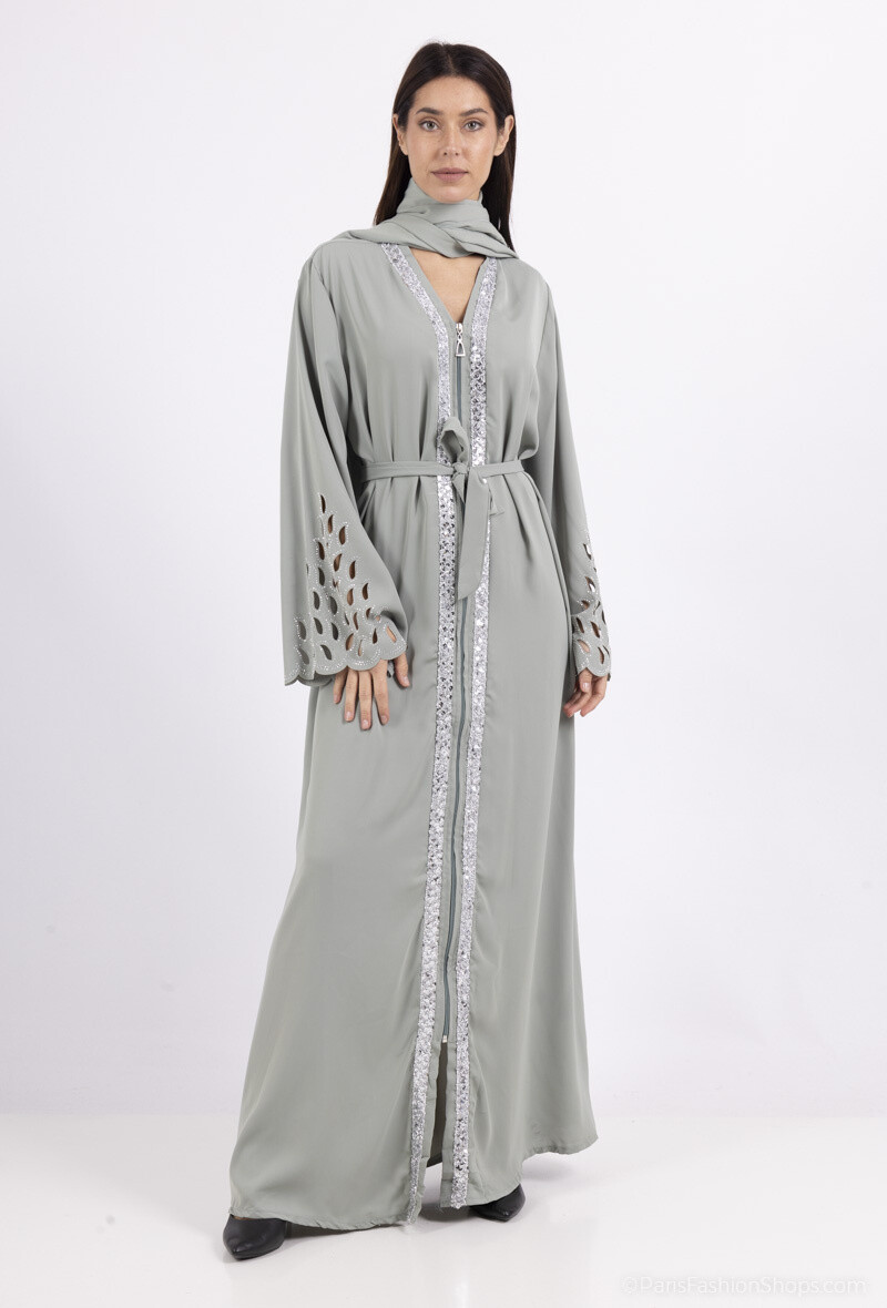 Grossista ALYA - Abaya con strass per il Ramadan - Luminosità e Leggerezza