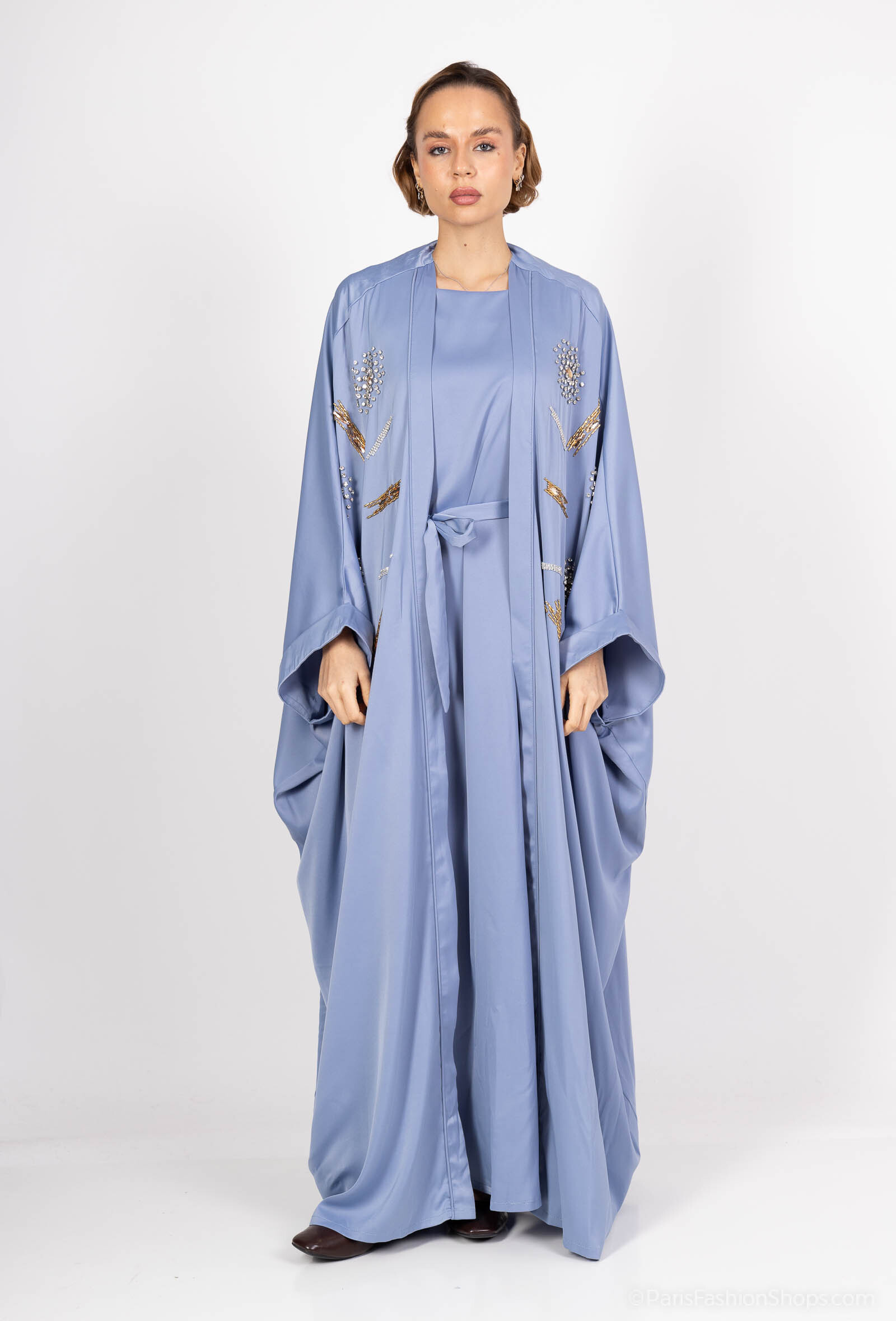 Wholesaler ALYA - Abaya Dress with Patterns - Elegance