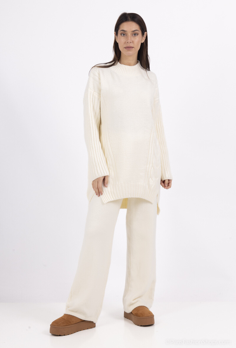 Grossista ALYA - Insieme in Grossa Maglia - Eleganza e Comfort