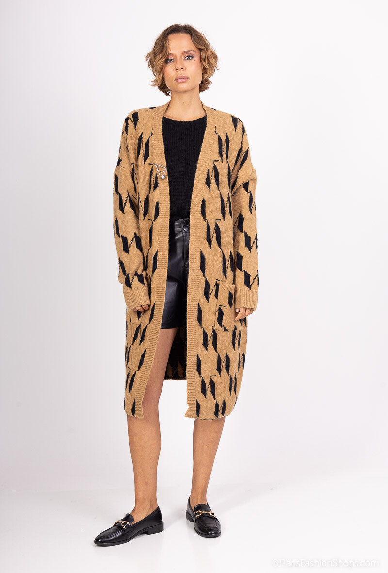 Grossista ALYA - cardigan con stampe