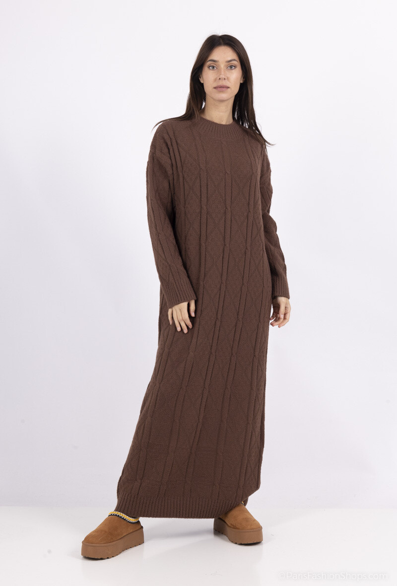 Grossista ALYA - Abito in maglia grossa: eleganza e comfort