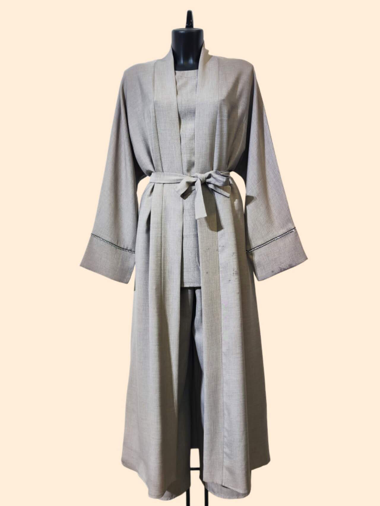 Wholesaler ALYRA - ABAYA - Long kimono with rhinestones