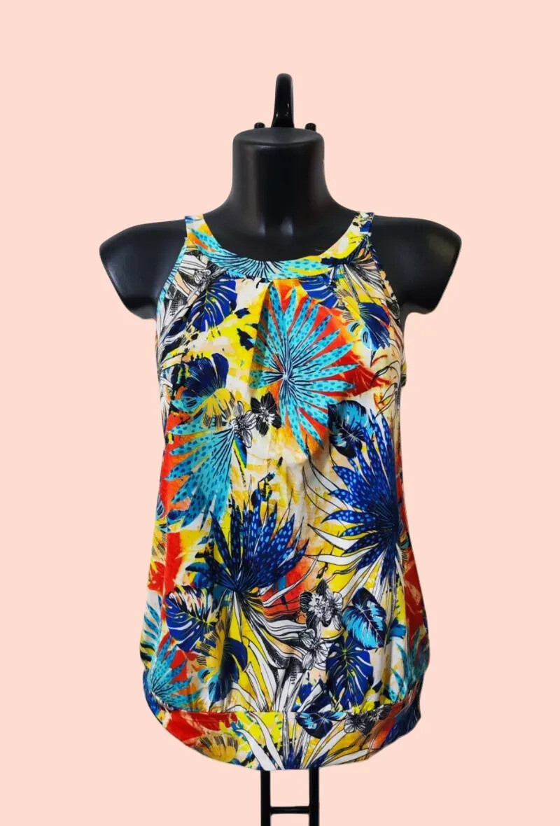 Wholesaler Alyra - Sleeveless blouse printed