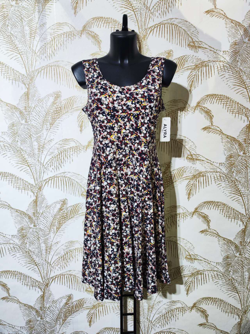 Wholesaler Alyra - Printed skater dress.