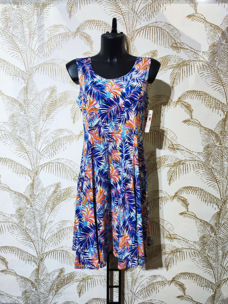 Wholesaler Alyra - Printed skater dress.