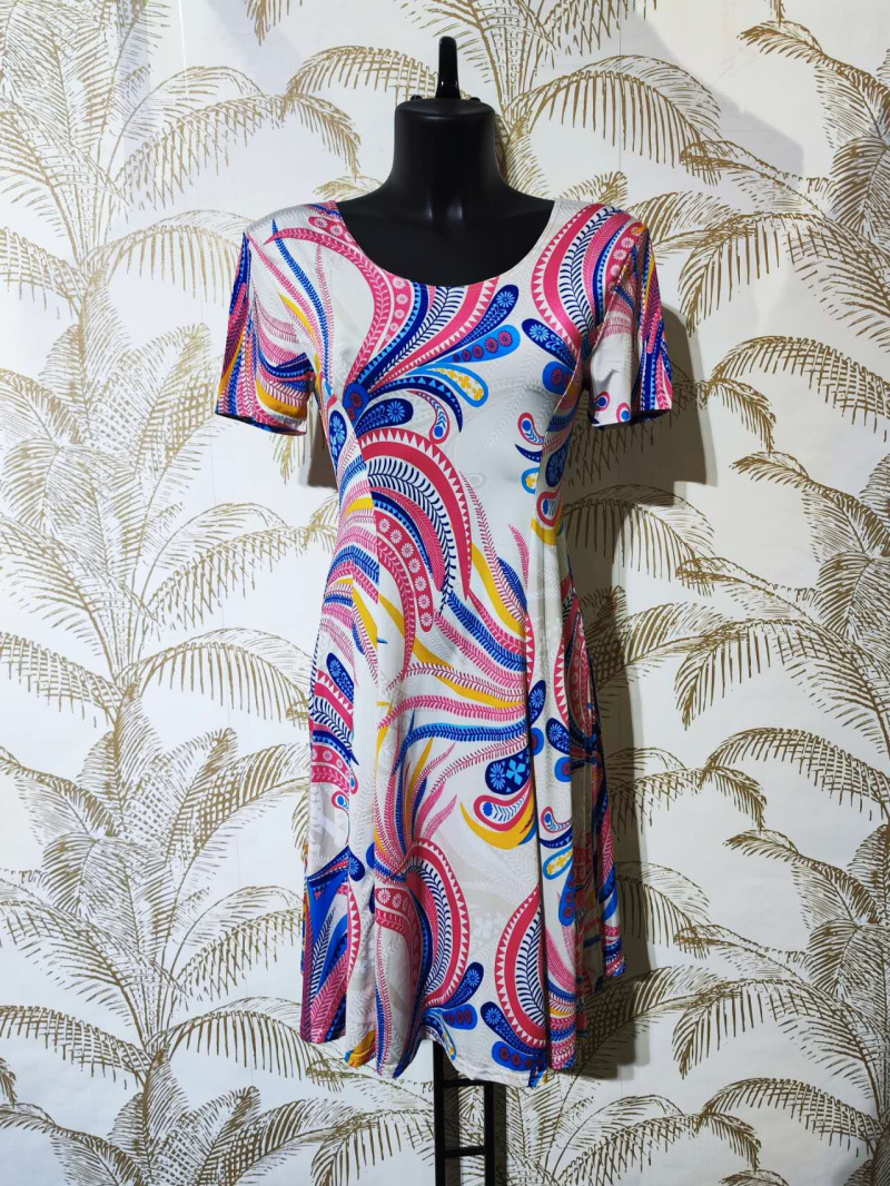 Wholesaler Alyra - Printed skater dress