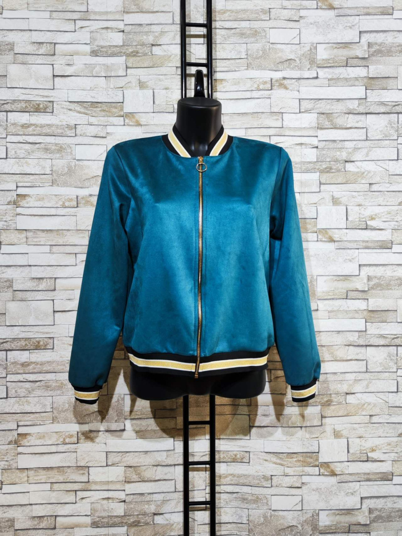 Wholesaler Alyra - Edition suede bomber jacket with pockets
