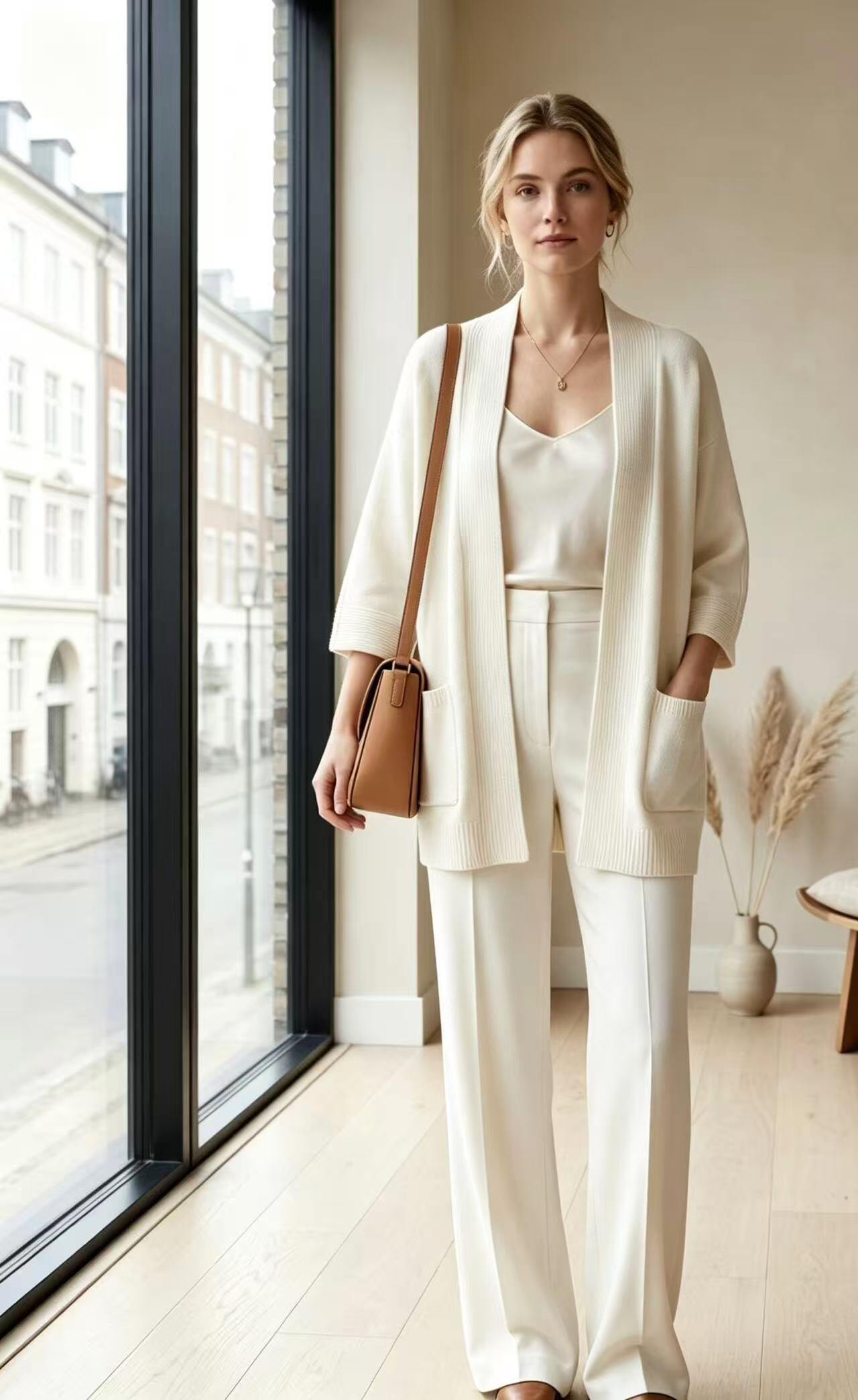 Wholesaler ALYSSA srl - KNIT CARDIGAN WITH POCKETS