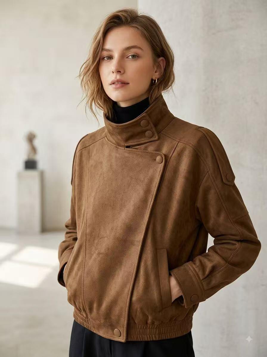 Wholesaler ALYSSA srl - Short suede jacket