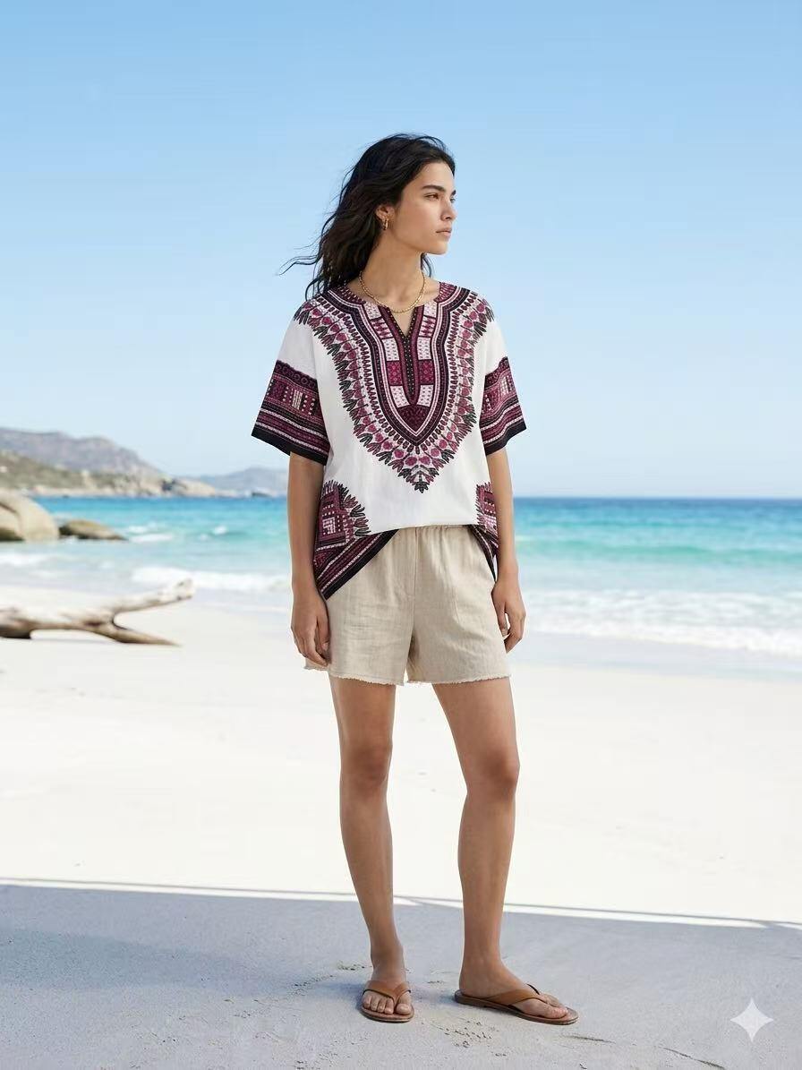 Mayorista ALYSSA srl - Cubrecostumes de playa estampados