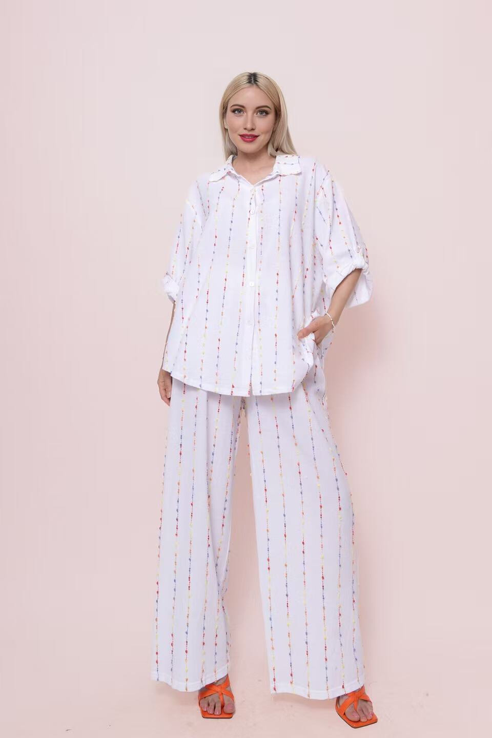 Grossista ALYSSA srl - completo set camicia e pantalone