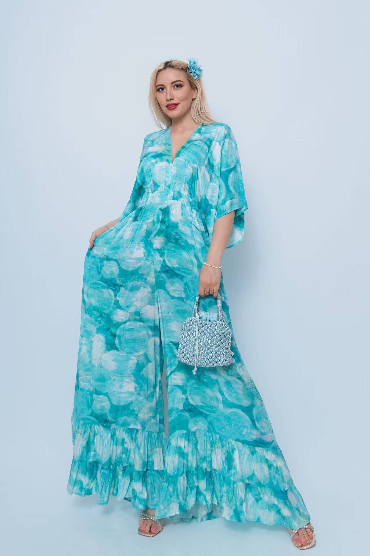 Grossiste ALYSSA srl - Costume d'été avec fantaisie de couleur
