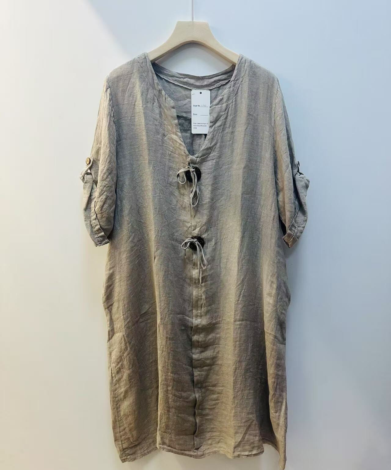 Grossista ALYSSA srl - BIGSIZE camicia lino
