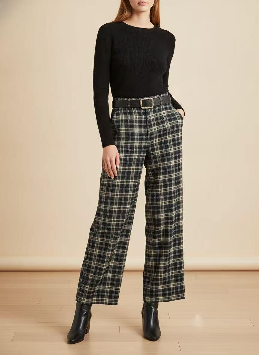 Wholesaler ALYSSA srl - Scottish checkered trousers