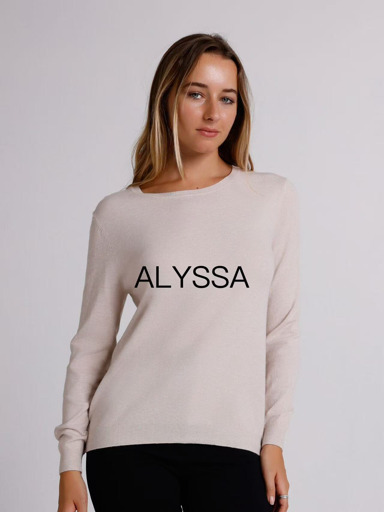 Grossista ALYSSA srl - Maglietta classica con collo tondo