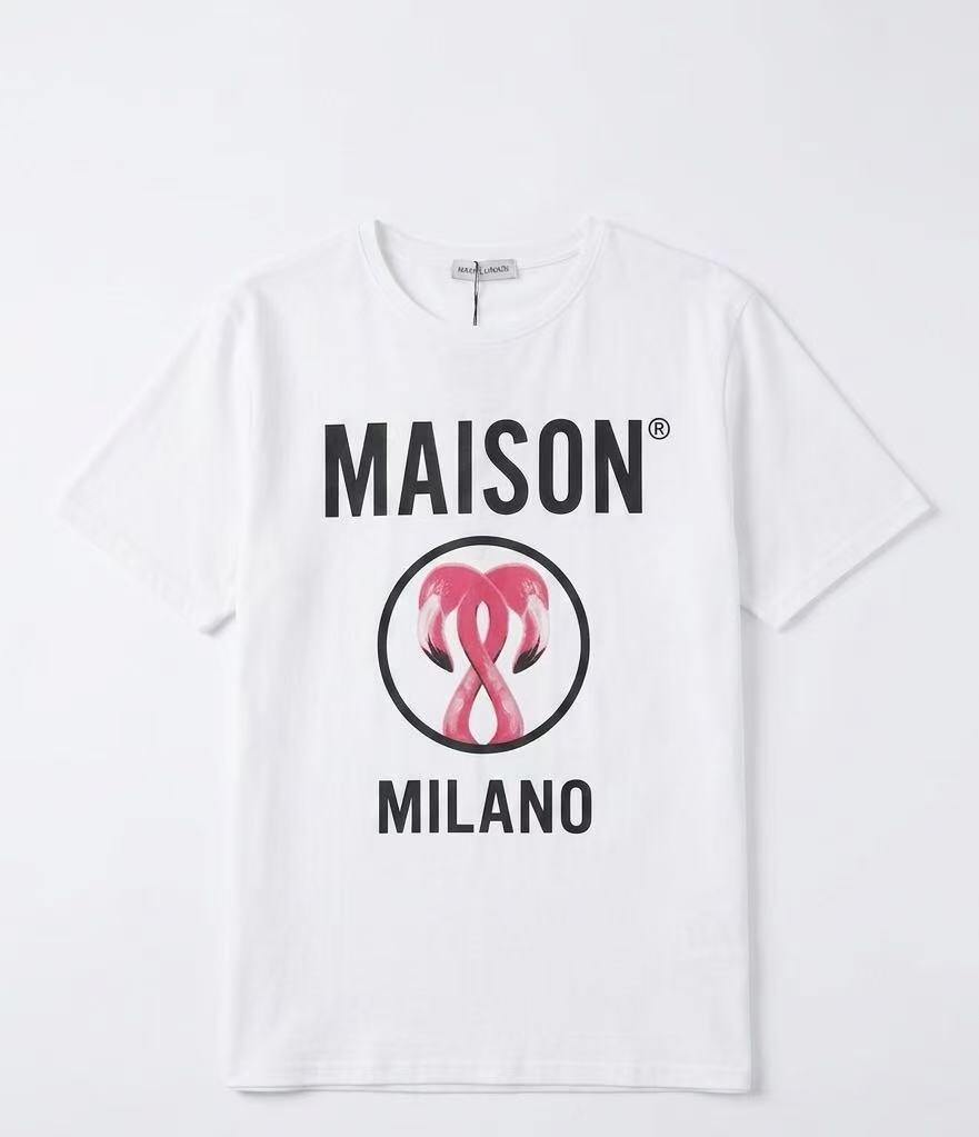 Grossiste ALYSSA srl - T-SHIRT UNIE AVEC INSCRIPTION MAISON