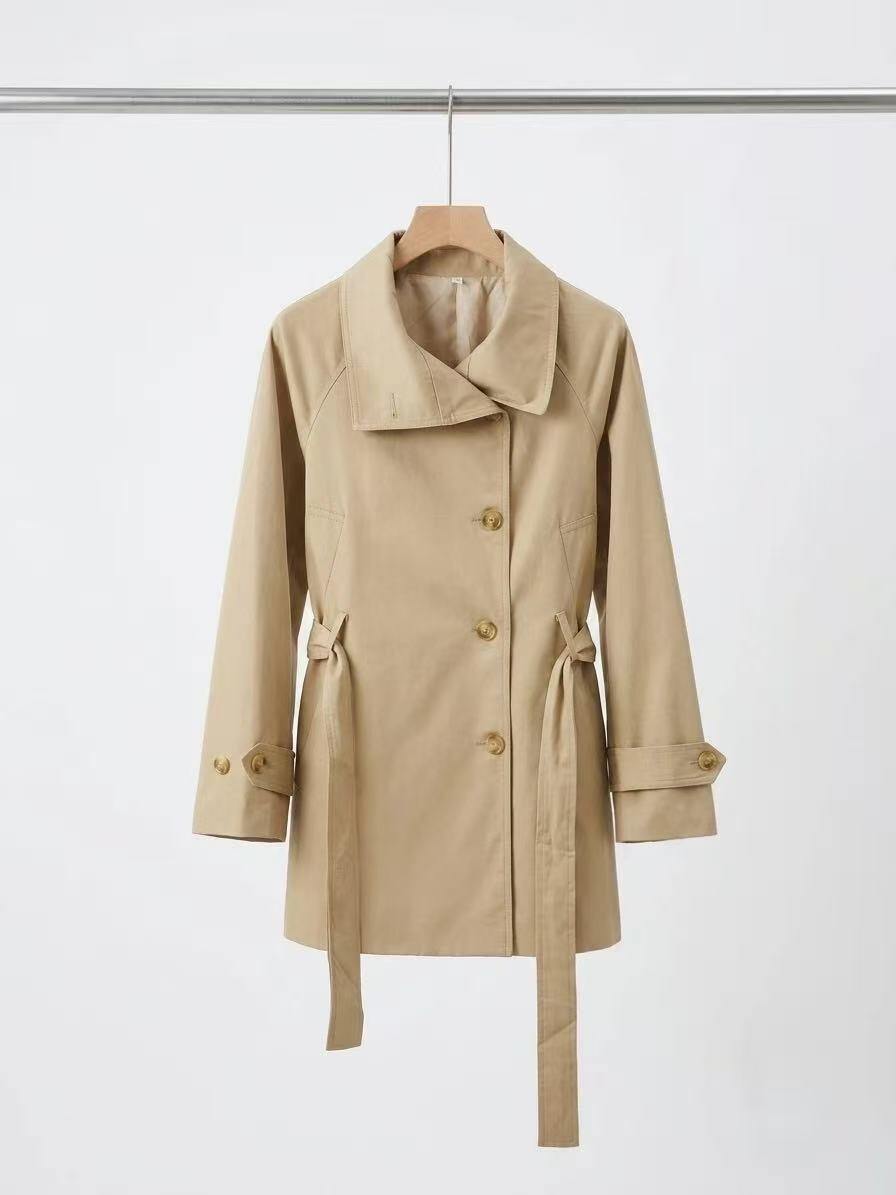 Wholesaler ALYSSA srl - WOMEN'S MID-LENGTH TRENCH COAT WITH BELT AND BUTTONS