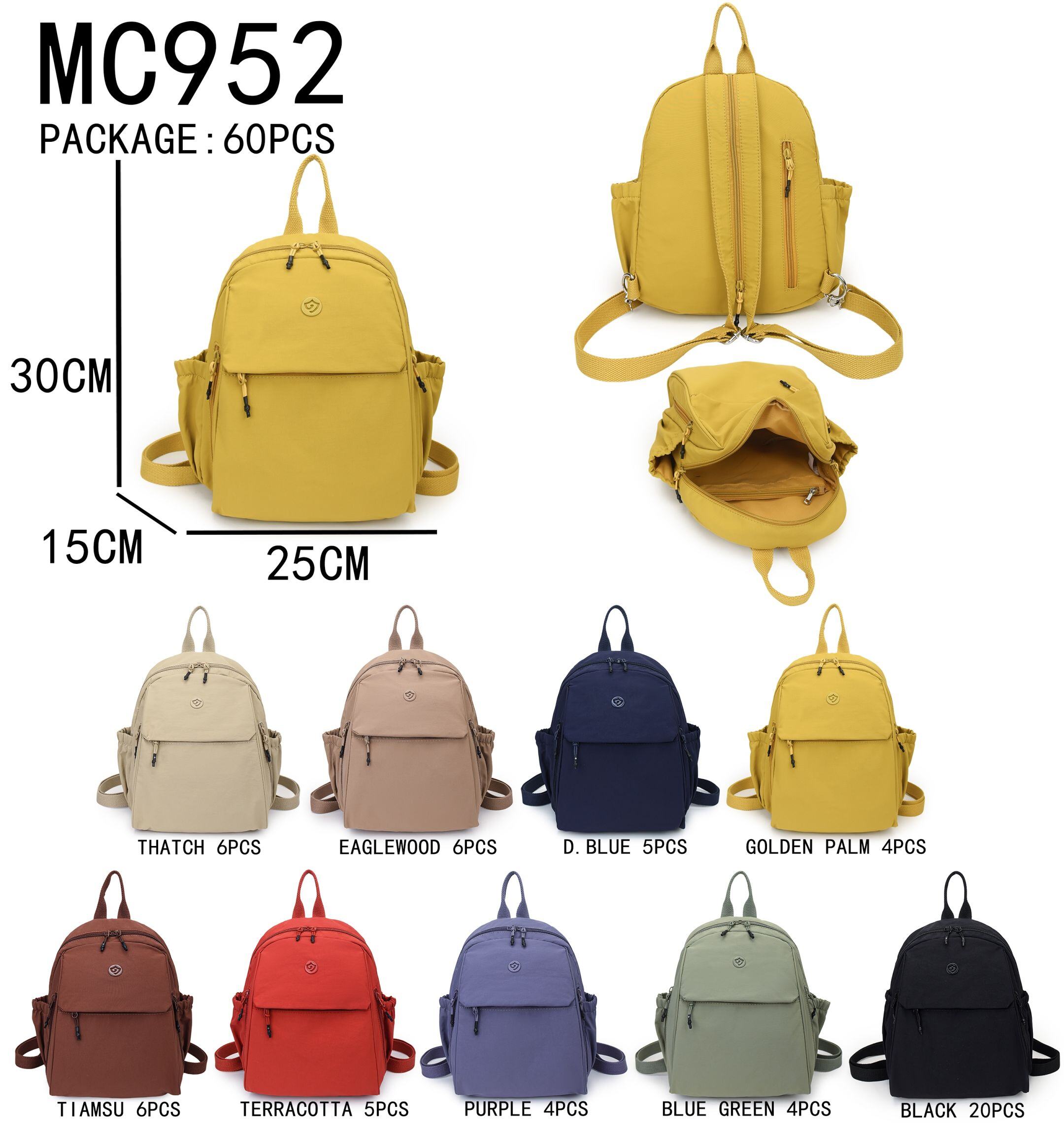 Grossista AMANDA CLOTHING BAGS AND ACCESSORIES - ZAINI DONNA MISURA 25*15*30