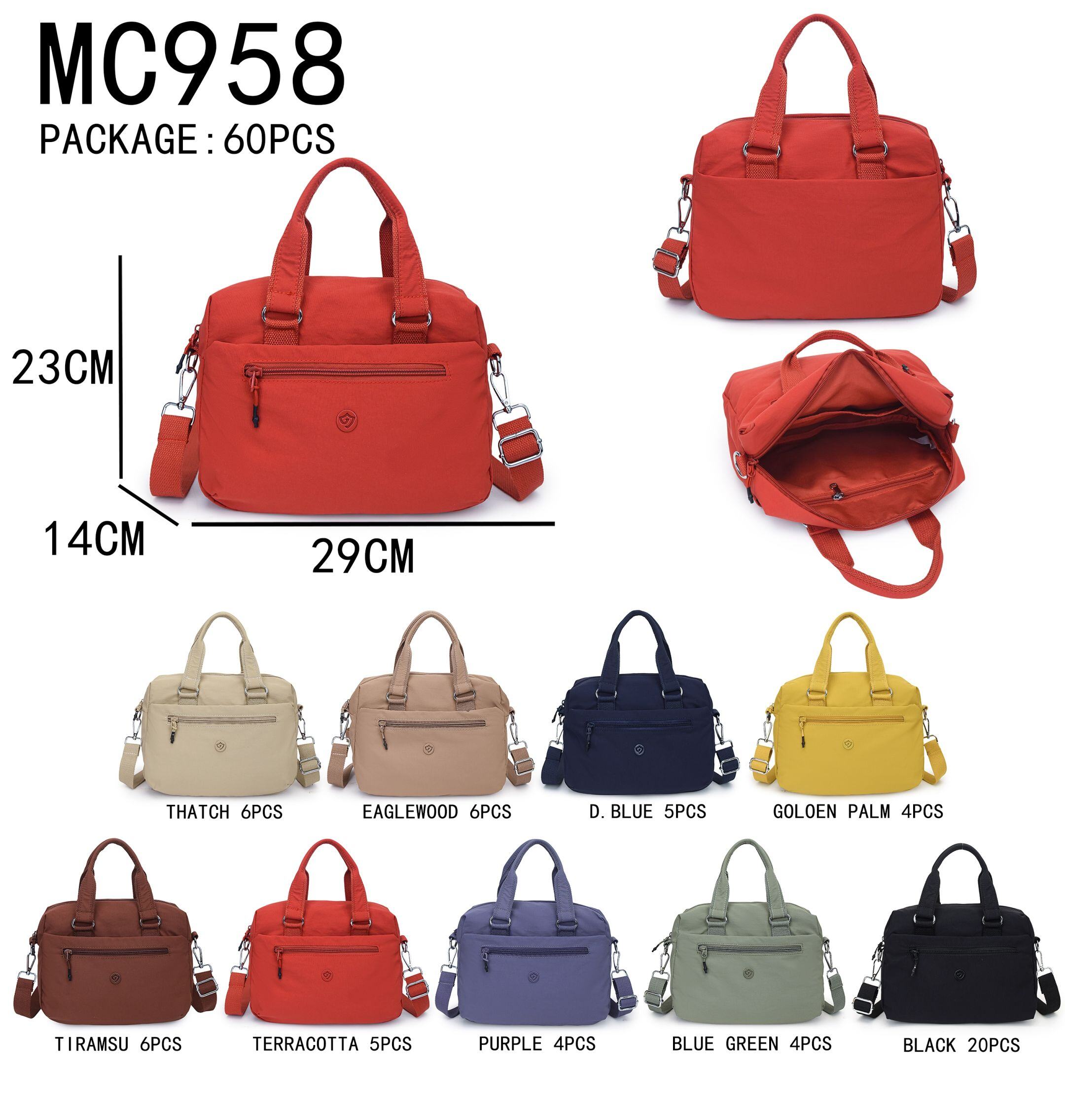 Großhändler AMANDA CLOTHING BAGS AND ACCESSORIES - DAMEN TASCHEN GRÖSSE 29*23*14