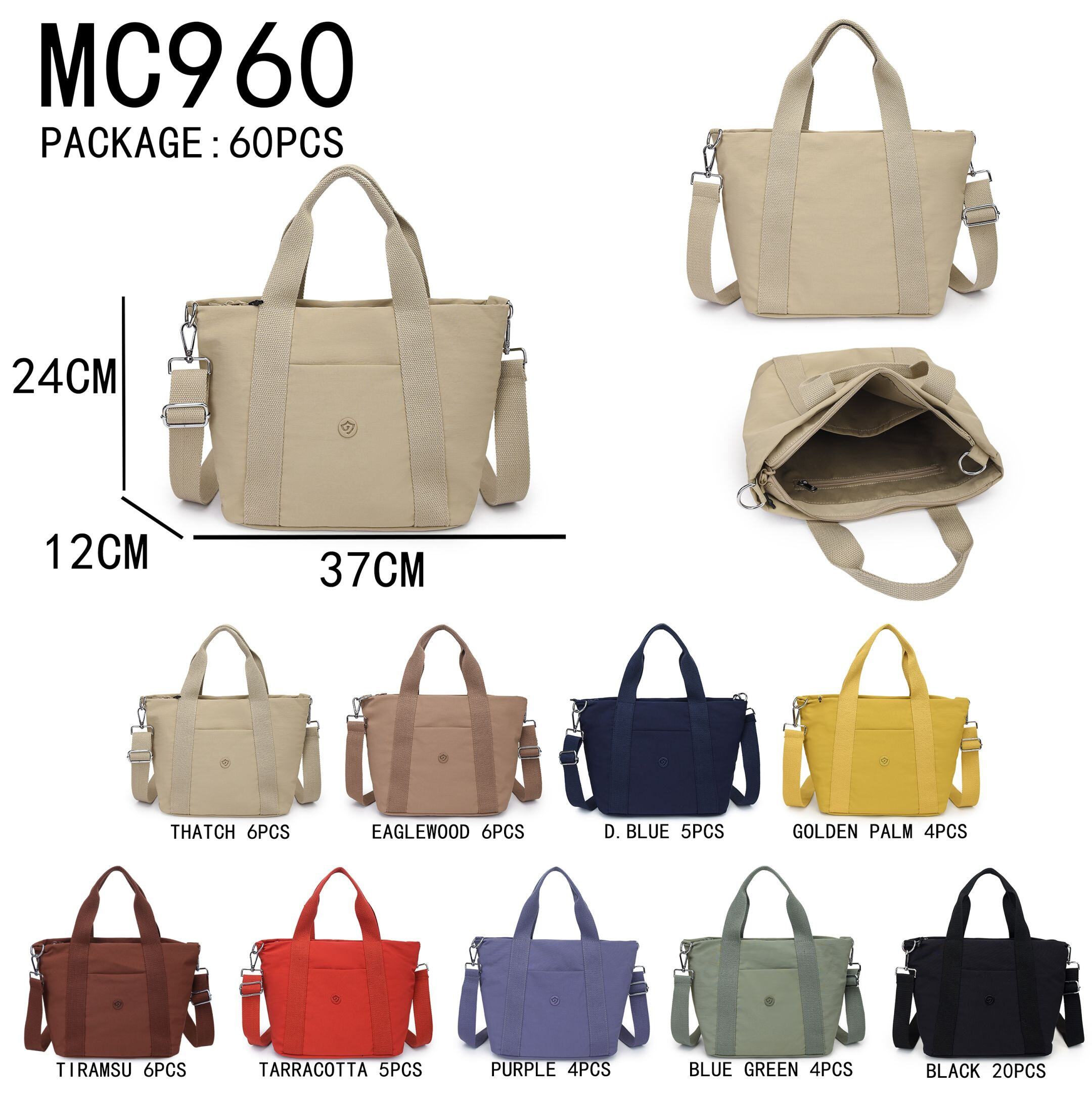 Grossiste AMANDA CLOTHING BAGS AND ACCESSORIES - SACS FEMME DIMENSIONS 37*12*24