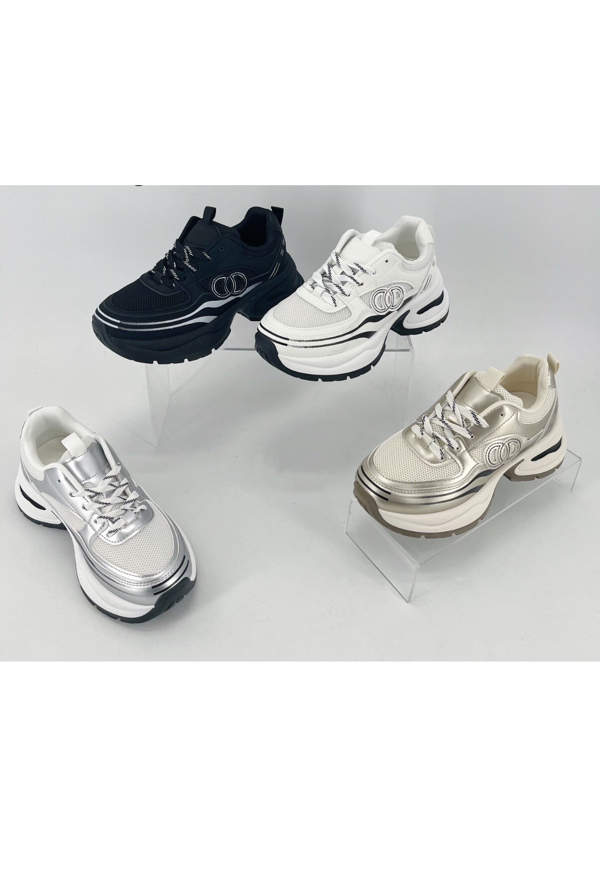 Wholesaler AMANDA SHOES - HIGH-SOLE SNEAKER WITH LACES