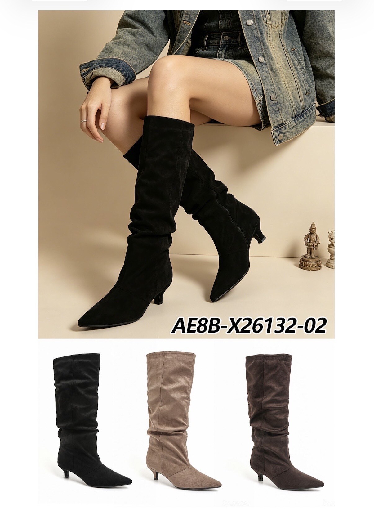 Grossiste AMANDA SHOES - Bottes à talons tendance