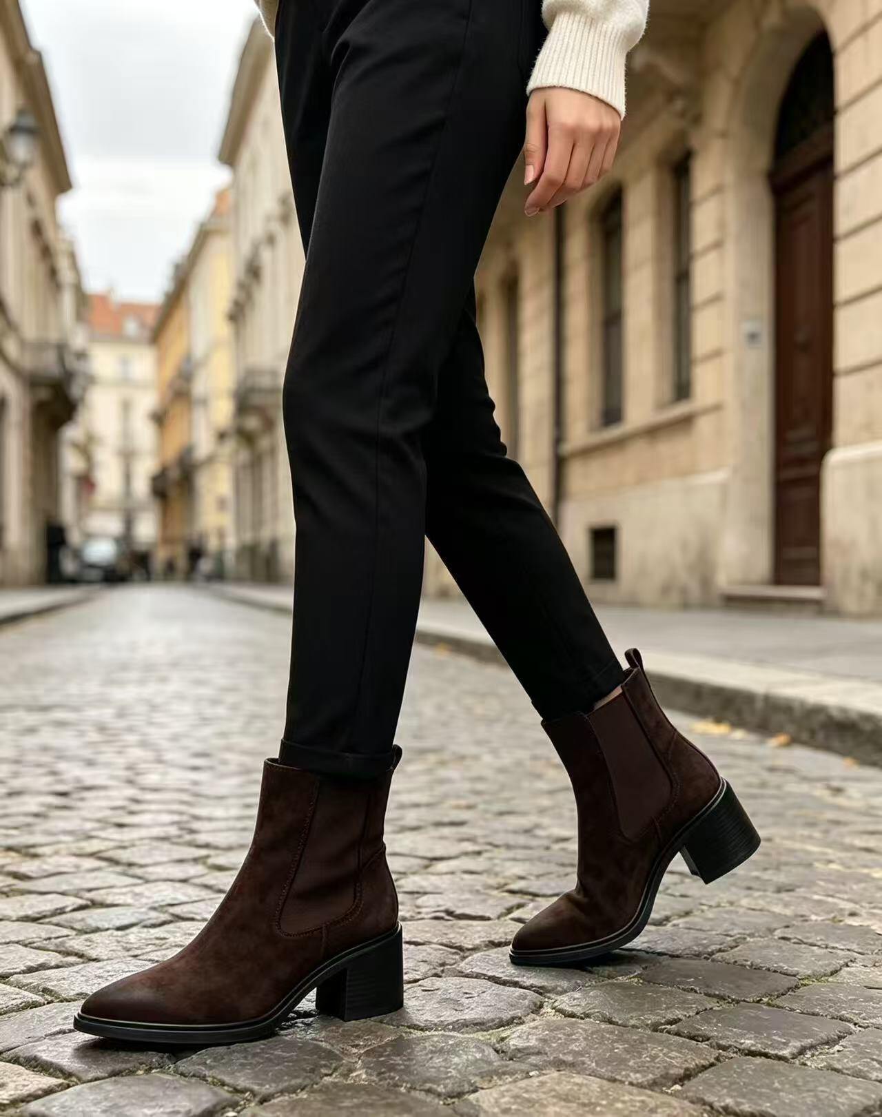 Wholesaler AMANDA SHOES - Pointed toe ankle boots with zippers