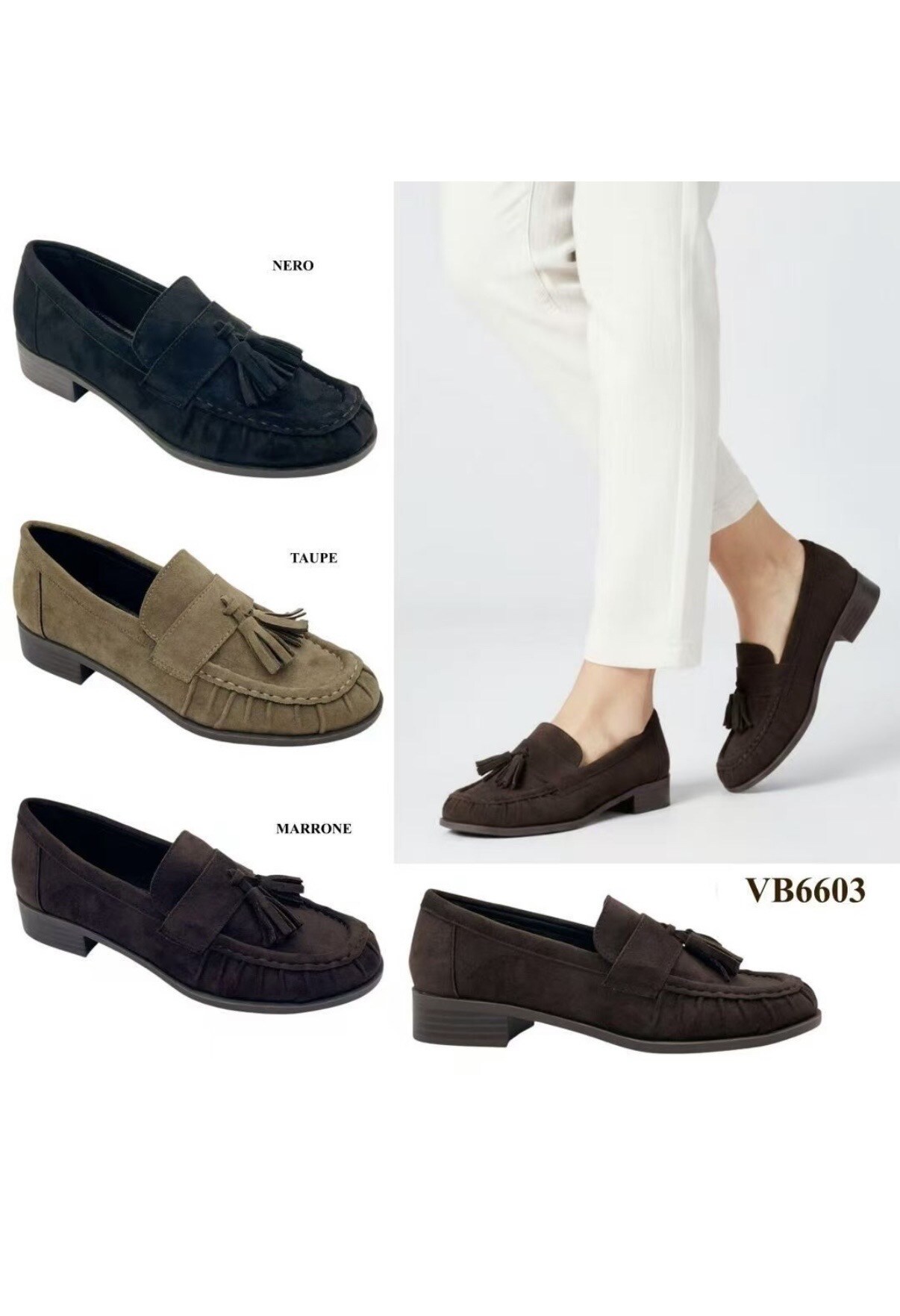 Wholesaler AMANDA SHOES - TRENDY LOAFERS