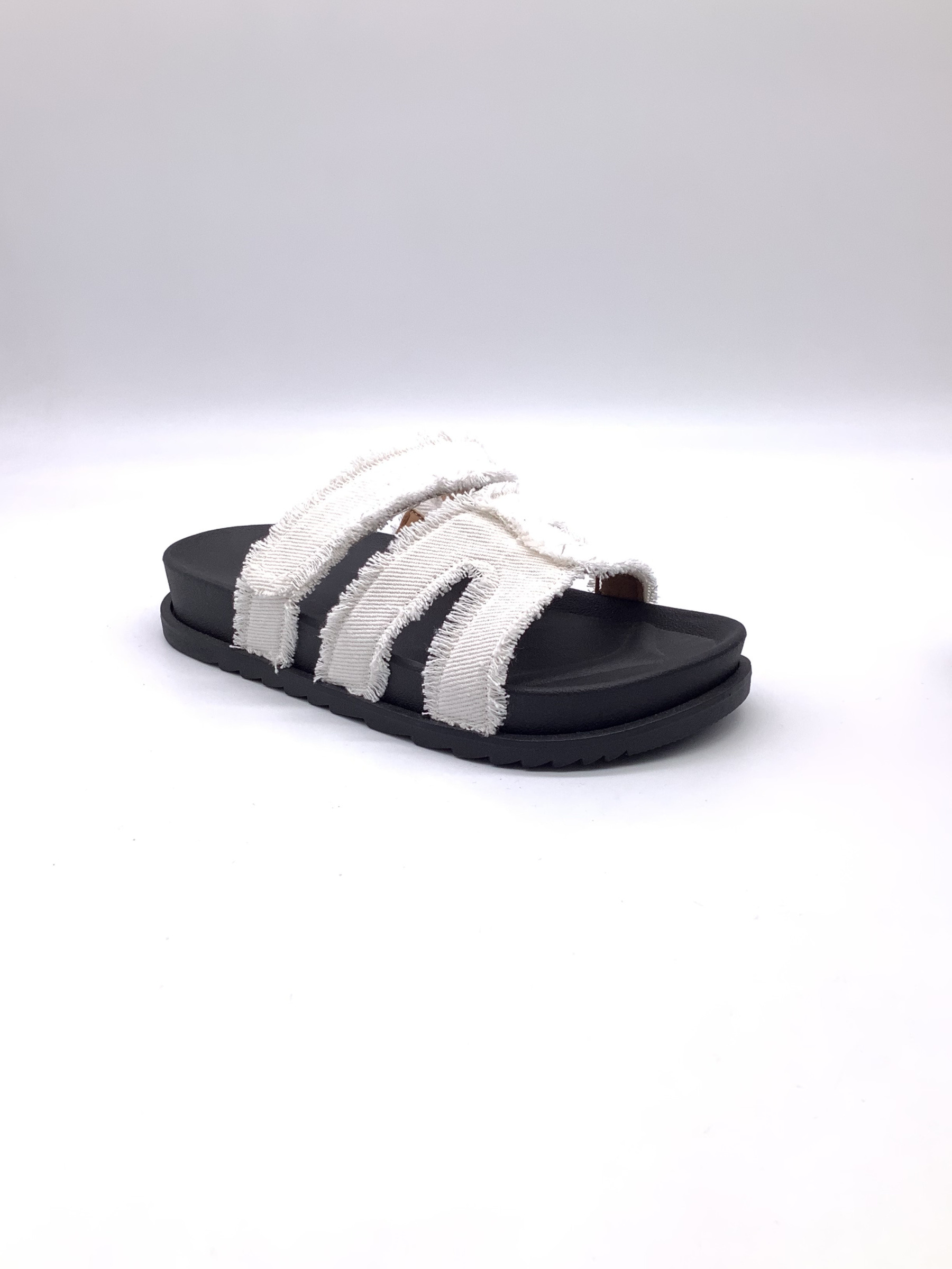 Wholesaler AMANDA SHOES - SLIPPER WITH ADJUSTABLE STRAP IN COTTON CANVAS