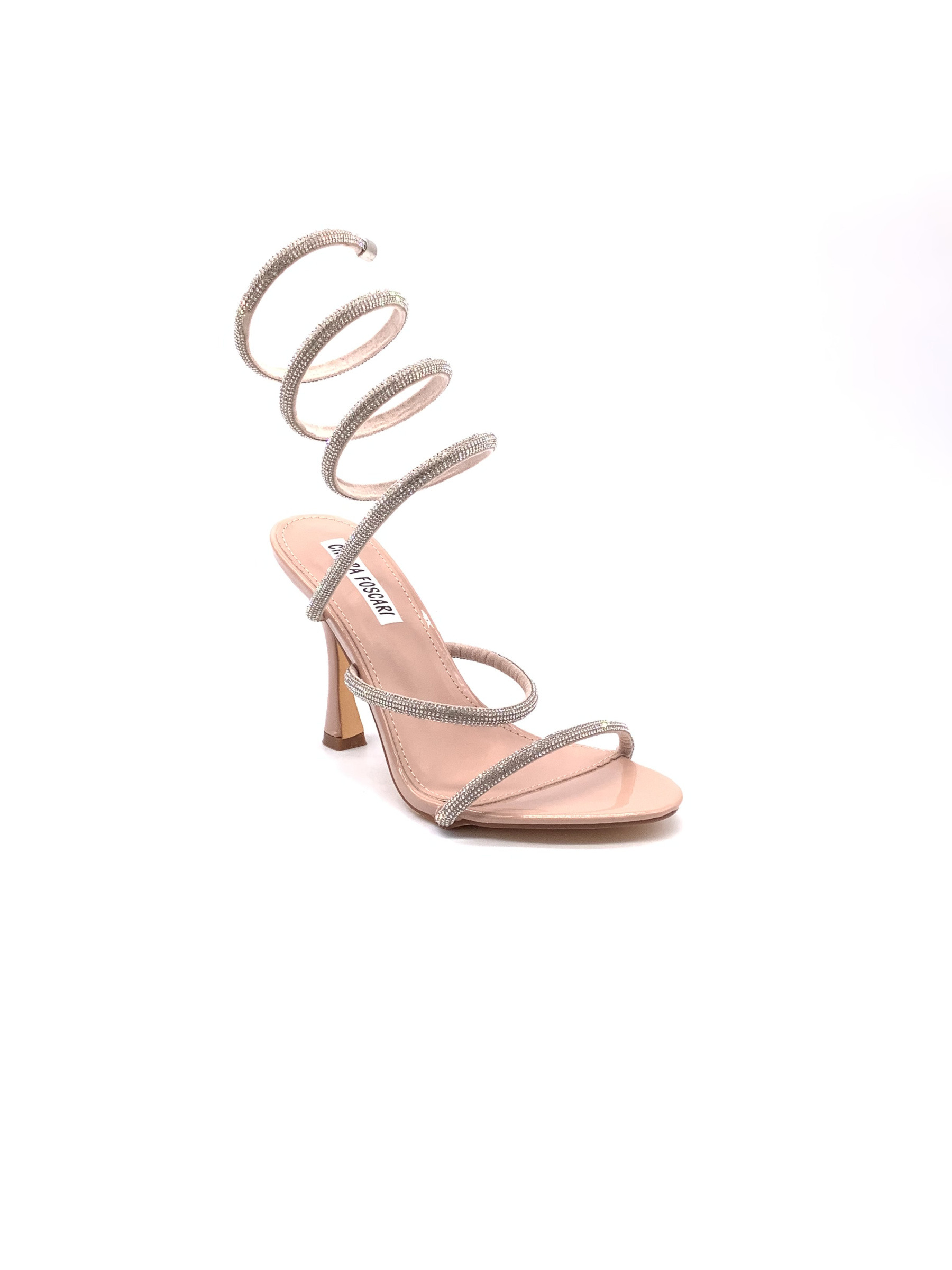 Grossista AMANDA SHOES - SANDALI TACCO ALTO A SPILLO CON STRASS