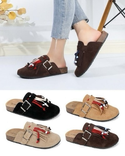 Großhändler AMANDA SHOES - WILDLEDER-CLOGS Großhändler AMANDA SHOES - WILDLEDER-CLOGS