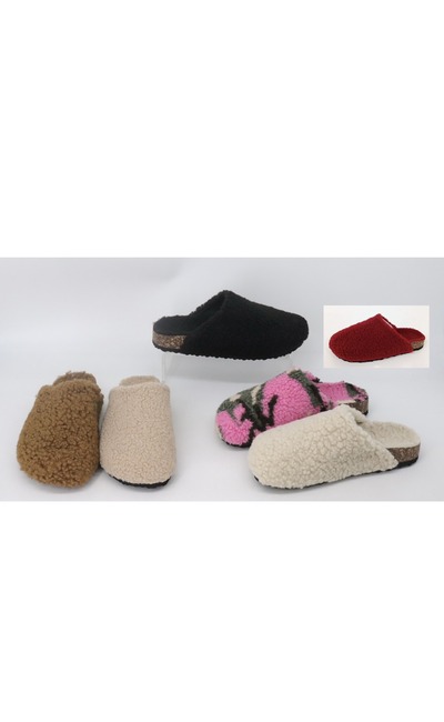 Großhändler AMANDA SHOES - CLOGS MIT KUNSTFELL Großhändler AMANDA SHOES - CLOGS MIT KUNSTFELL