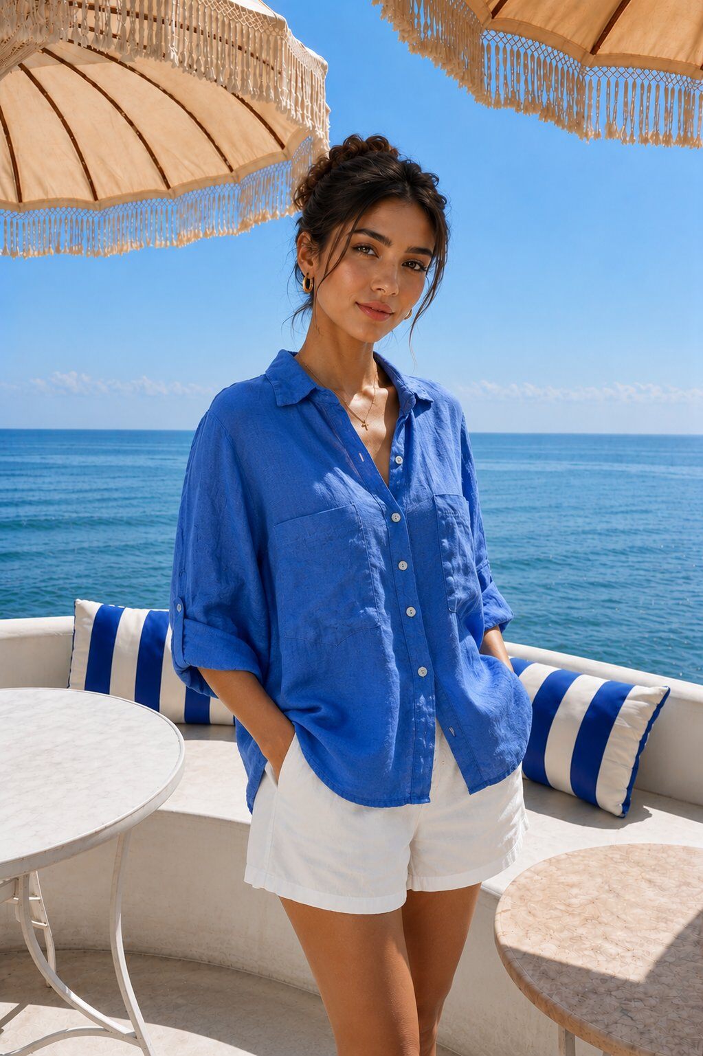 Grossiste AMARIA - Chemise ample – Décontractée & 100% lin
