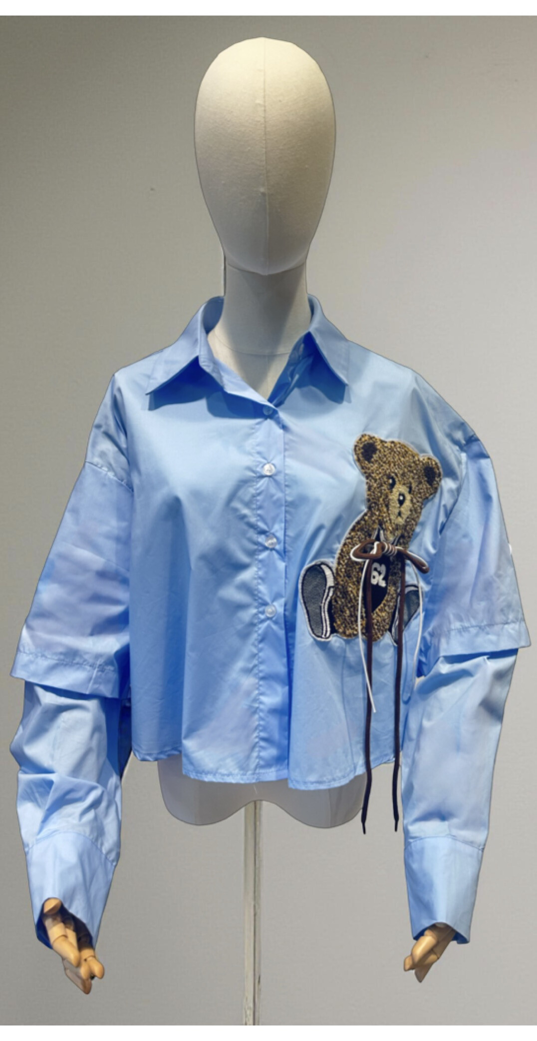Grossiste AMARIA - Chemise gros ourson molletonné