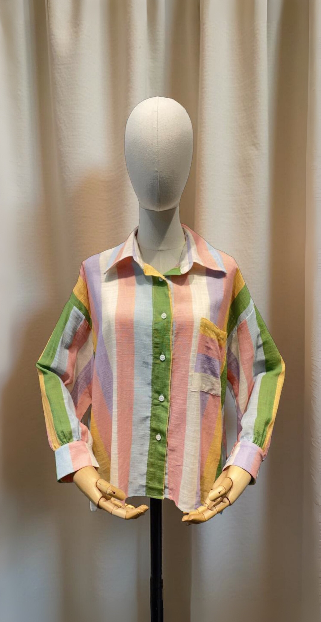 Wholesaler AMARIA - Light Cotton shirt, touched linen