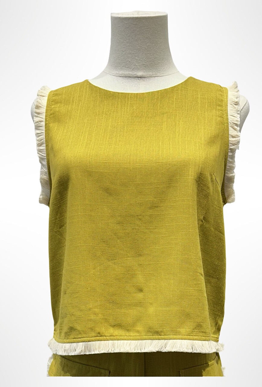 Grossiste AMARIA - Débardeur à Franges – Style Bohème Chic