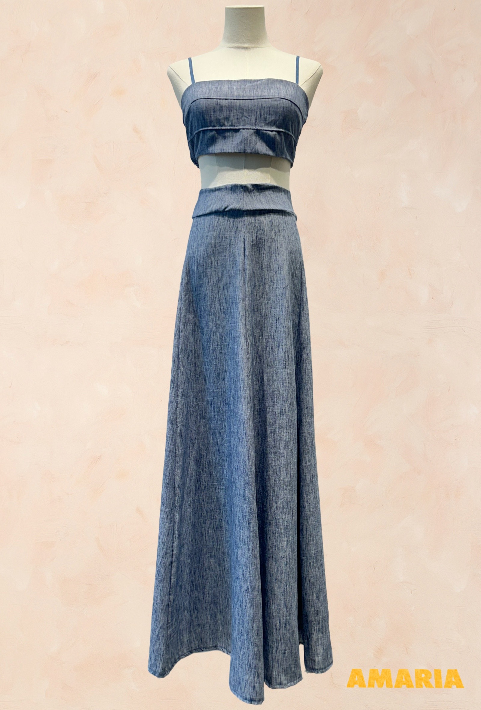Großhändler AMARIA - Bustier- und langer Rock-Set