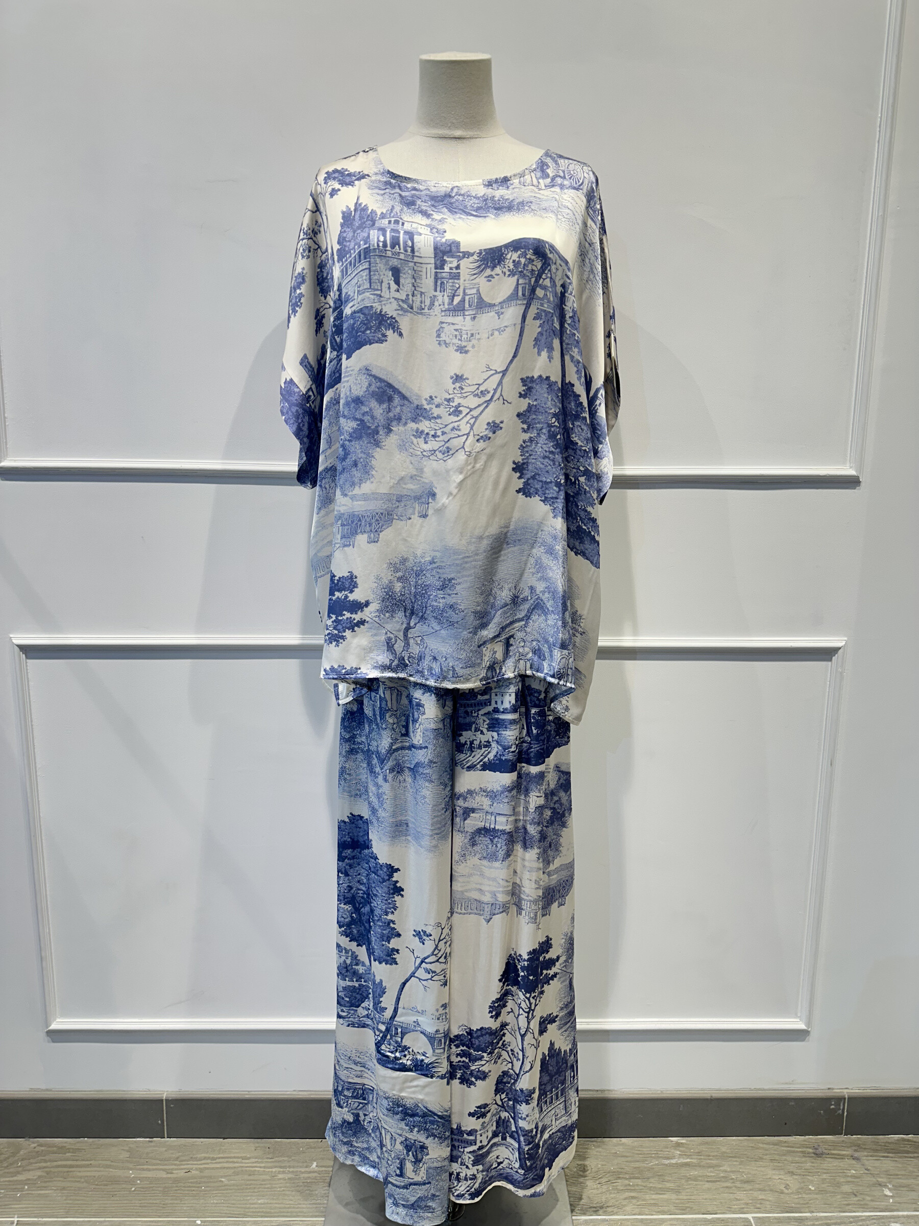 Grossiste AMARIA - Ensemble fluide imprimé toile de Jouy