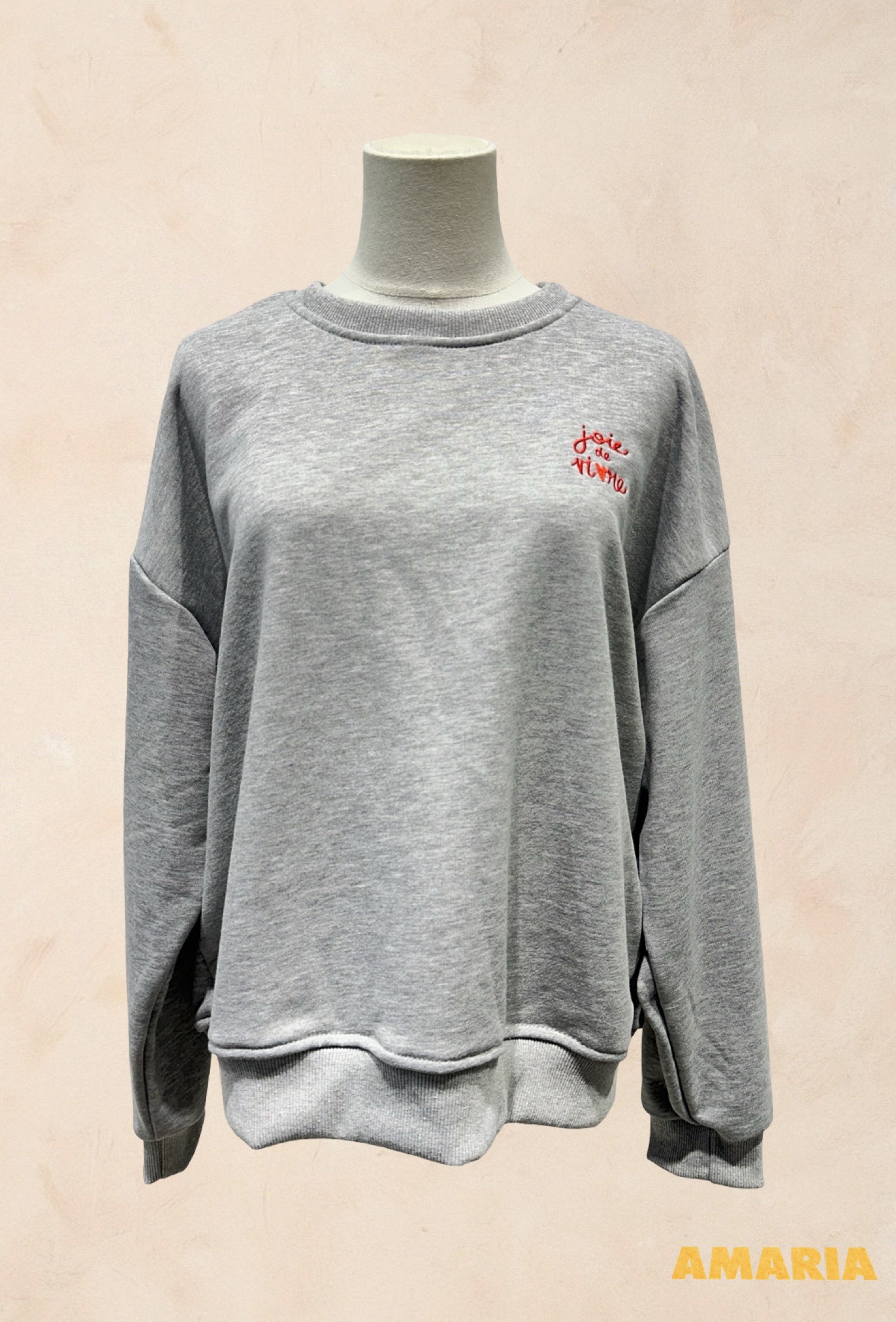 Wholesaler AMARIA - Joy of Life Sweatshirt - COTTON