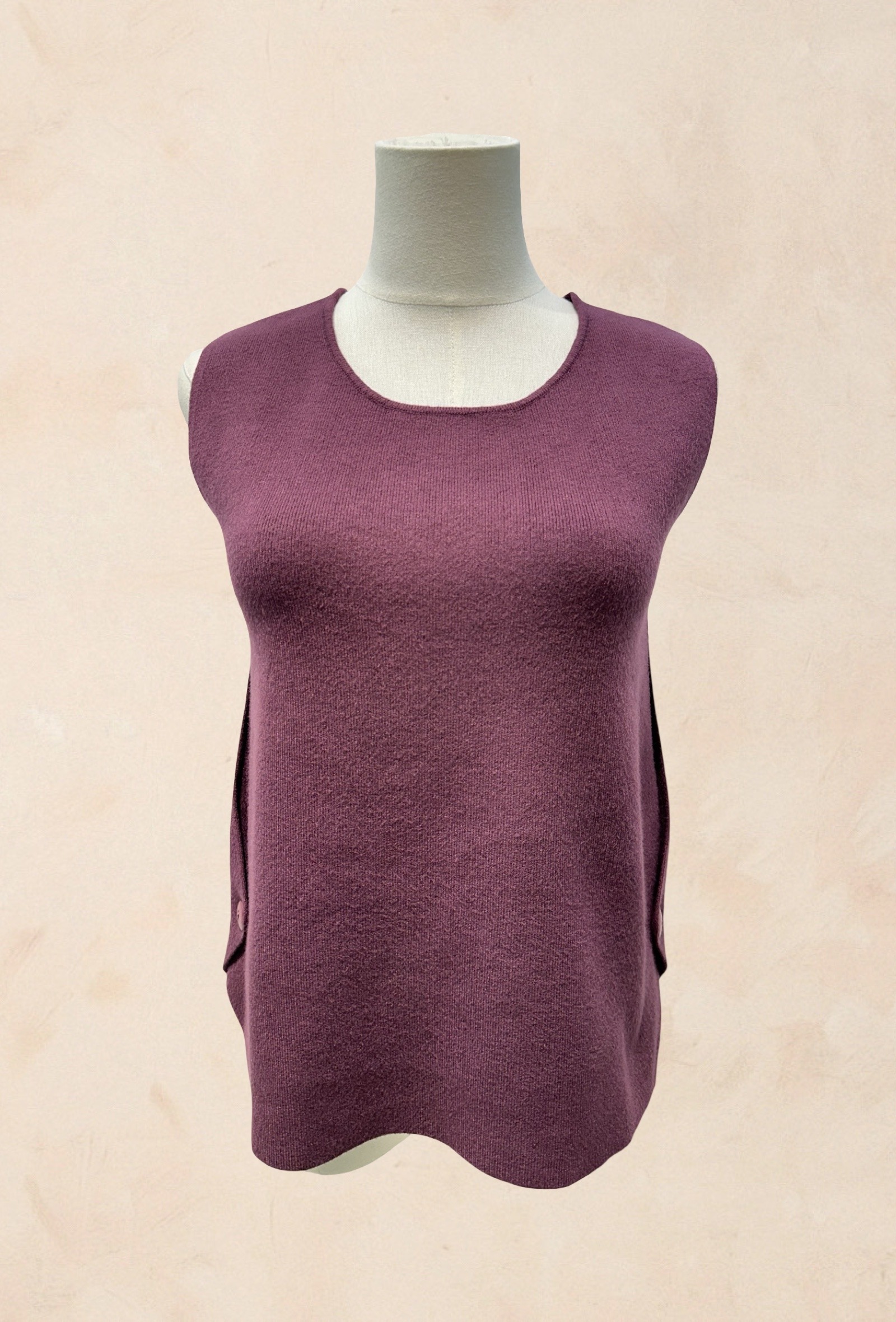 Mayorista AMARIA - Camiseta de Tirantes Acanalada con Botones - VISCOSA